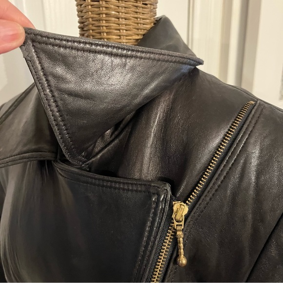 Vintage Simard & Voyer lamb skin genuine leather jacket , Sz S - Picture 10 of 17